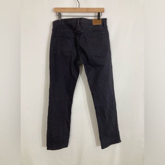 Gap Jeans Men’s 31x30 Black Slim Straight Leg Twill Stretch Casual Preppy Pants - Picture 3 of 13